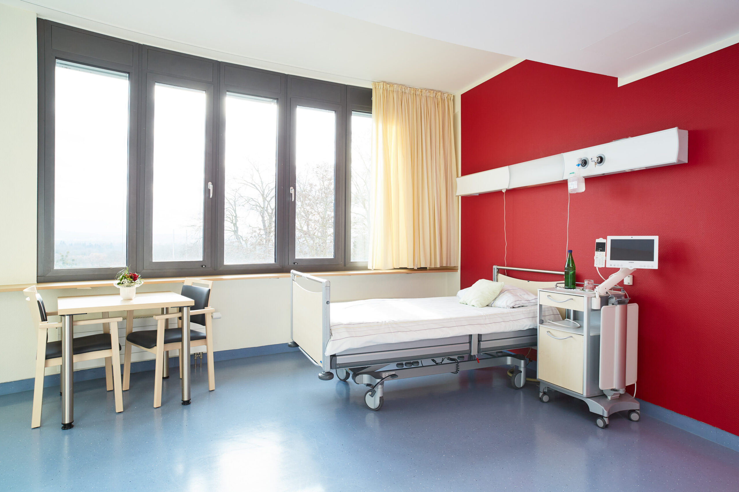 Ein Patientenzimmer der Wahlleistungsstation